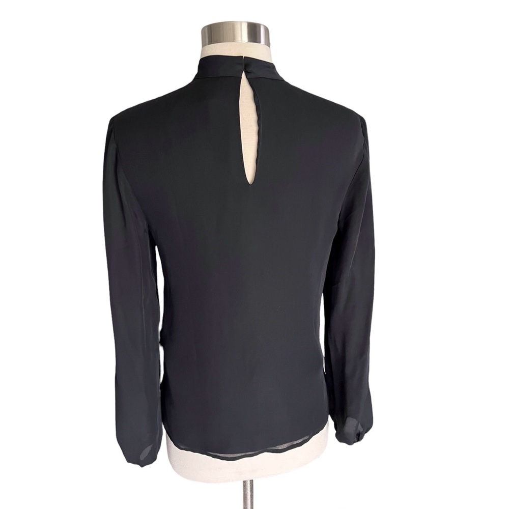 Cami NYC The Skylar Black Lace Long Sleeve Top Blouse XS - Picture 5 of 7